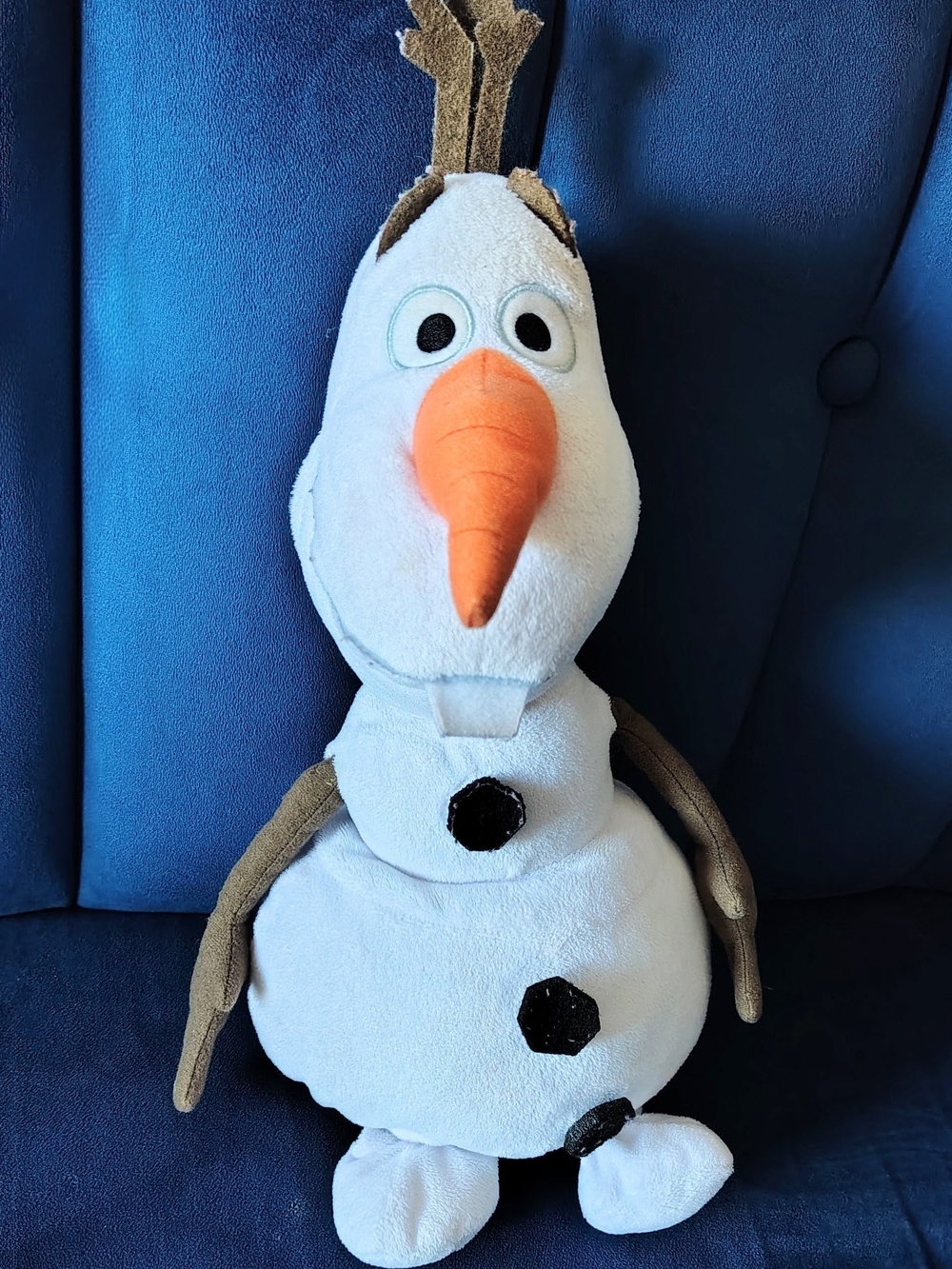 Disney Olaf Plush - White, Orange, Brown, Black